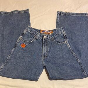 Vintage 1990 JNCO 1031 Girlie Stuff Jeans 22” bottom opening Size 7